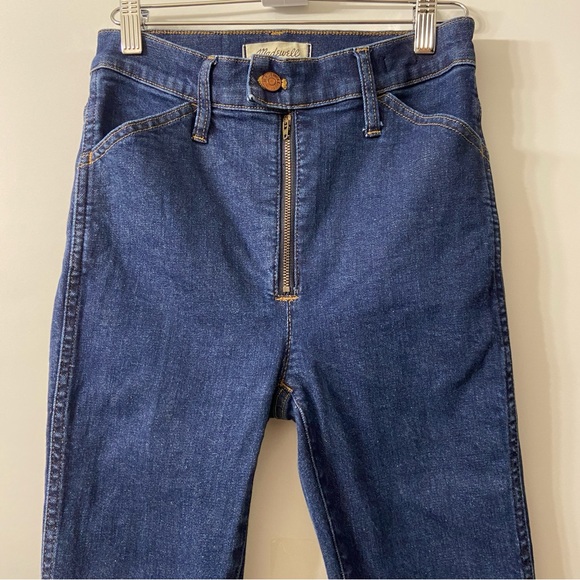 Madewell 10" High-Rise Skinny Crop Jeans Exposed Zip Edition 25 - Picture 5 of 11